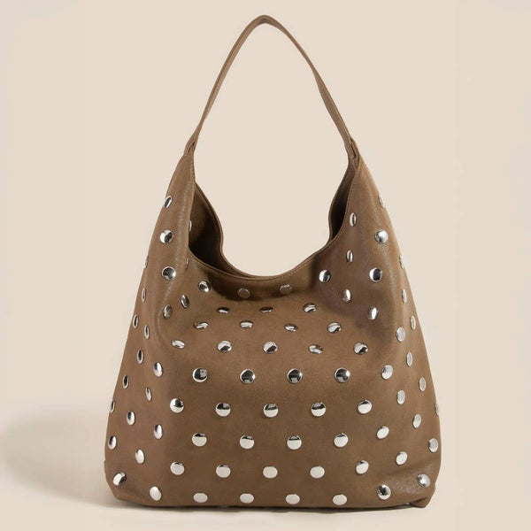 Studded Leather Handbag: SBK