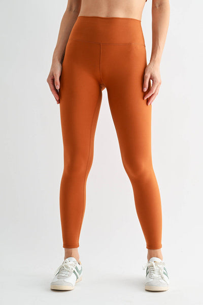 Softwash Relaxed Crewneck Long Sleeve Set with Leggings: ALMOND - Lulu Bella Boutique