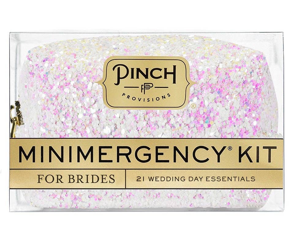 Minimergency Kit for Brides | Wedding Gifts: White Iridescent