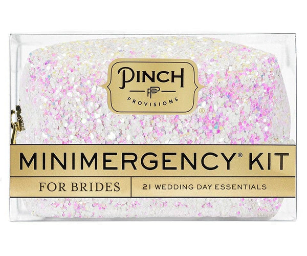 Minimergency Kit for Brides | Wedding Gifts: White Iridescent