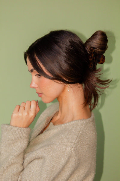 Wishbone Tortoise Claw Clip - Lulu Bella Boutique