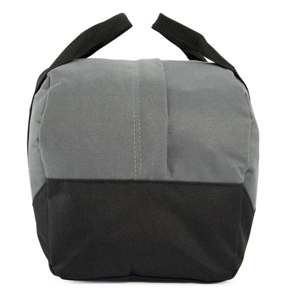 12" Mini Two Tone Duffle Bag: Red - Lulu Bella Boutique