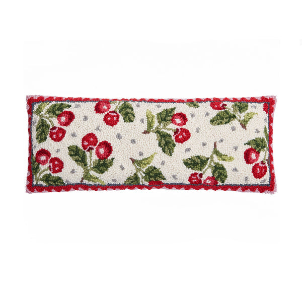 Sweet Cherry Hook Pillow - Suzanne Nicoll - Lulu Bella Boutique