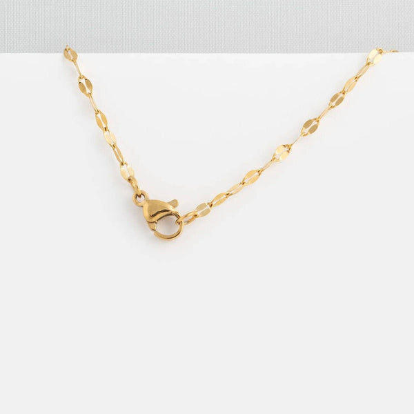 14K Gold Filled Plus™ Lip Chain Necklace: Gold / 18"