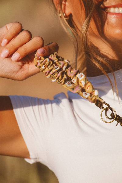 Autumnal Mustard Keychain - Lulu Bella Boutique