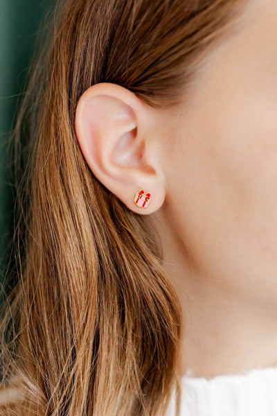 Screwback Stud Earrings - Present