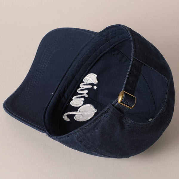 Paris Social Club Text Embroidery Baseball Cap: Beige / ONE SIZE - Lulu Bella Boutique