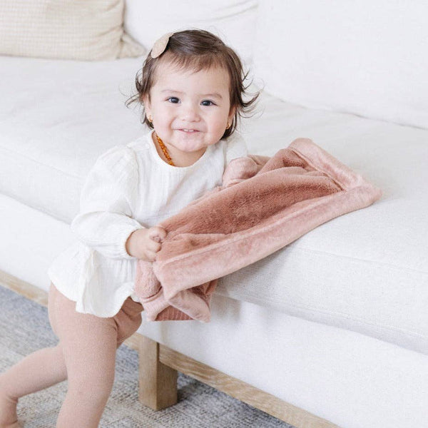 LUSH MINI BLANKETS: Rosy