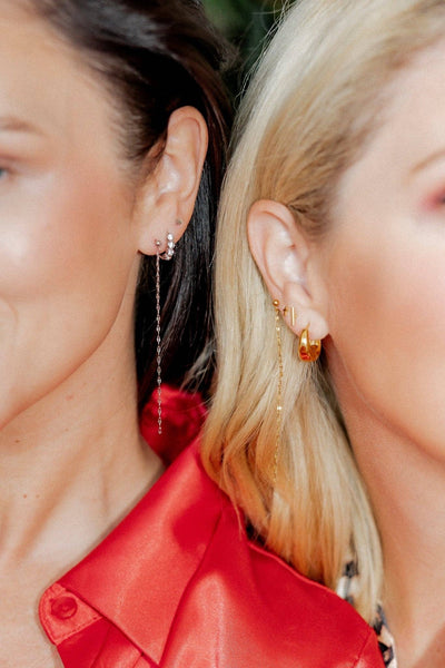 Screwback Stud Earrings - Perry Gold