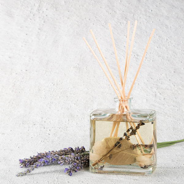 Amber Lavender Botanical Reed Diffuser - Lulu Bella Boutique