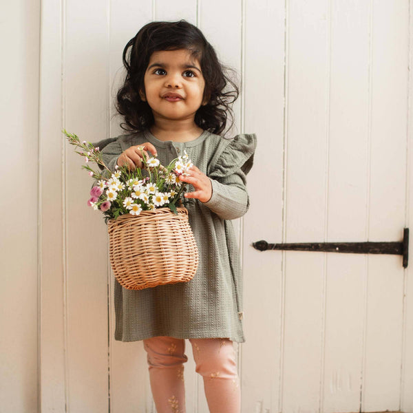 Budding Beauty Toddler Tunic Set: Tranquility