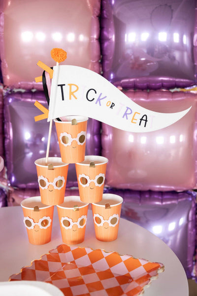 GVP1215 - Trick or Treat Felt Pennant - Lulu Bella Boutique