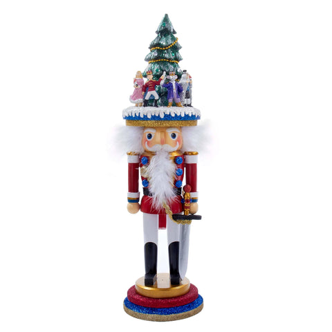 19"HOLLY WD NUTCRACKER SUITE NUTCRACKER