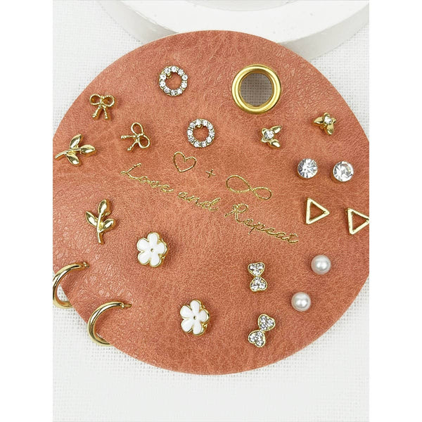 Minimalist Everyday Earrings: GOLD / ONE(6) - Lulu Bella Boutique