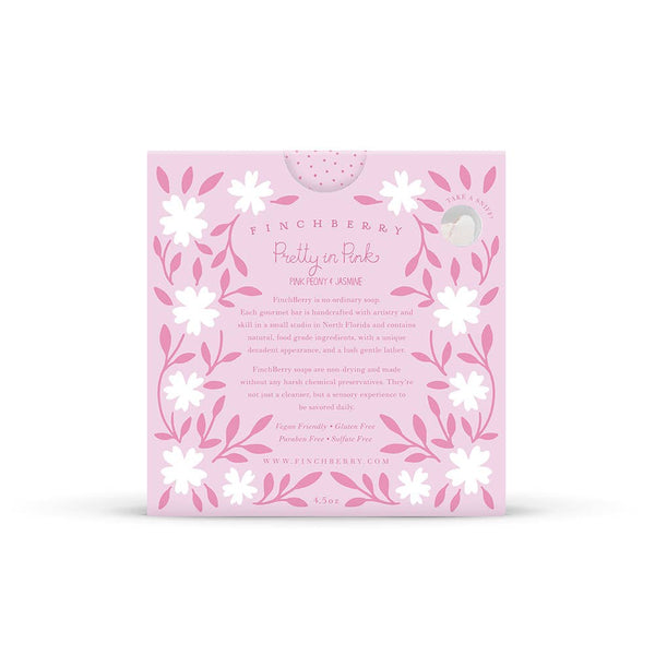 Pretty in Pink Vegan Boxed Soap with Pink Coquette Bow