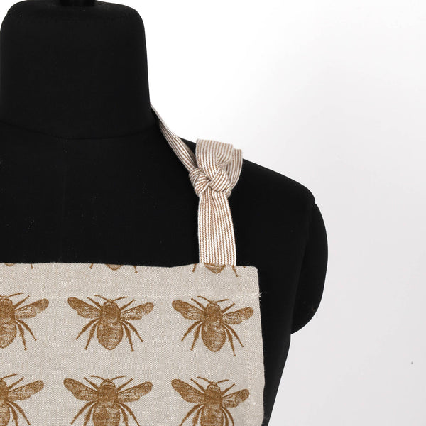 Bee Apron Mustard Yellow - Lulu Bella Boutique