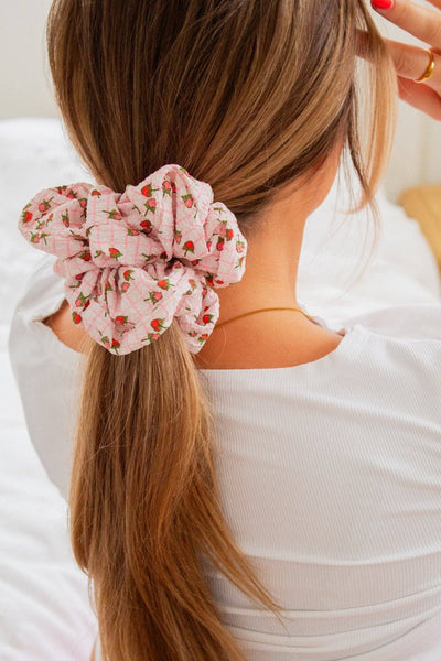 Strawberry Fields Scrunchie