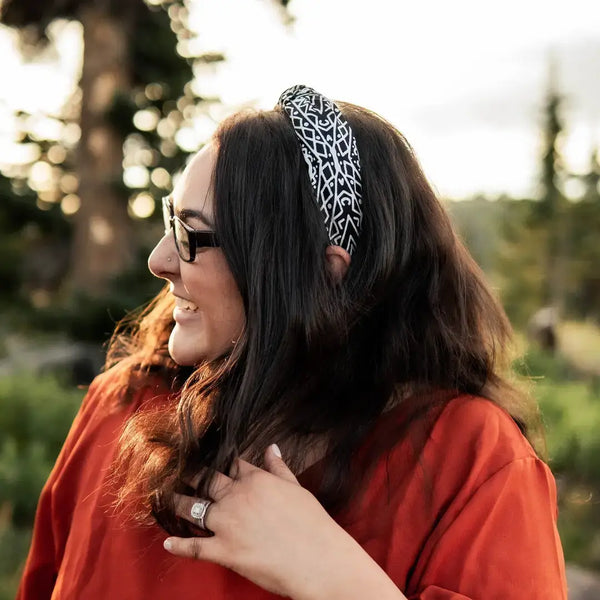 Royal Blue Popsicles 4th of July Top Knot Headband - Lulu Bella Boutique