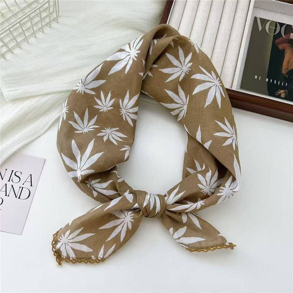 Chic Versatile Vintage Printed Square Scarf - Lulu Bella Boutique