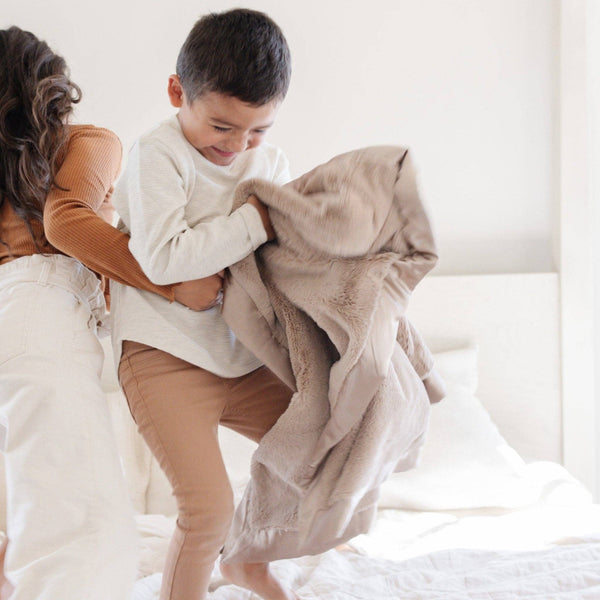 SATIN BORDER TODDLER BLANKETS: Tulip