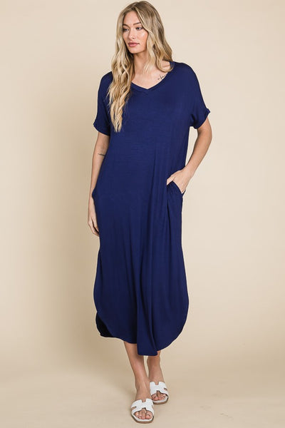 V-Neck Maxi Dress