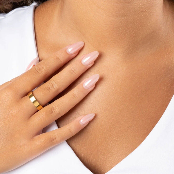 14K Gold Filled Plus™ Flat Blank Ring: 7 / 5mm