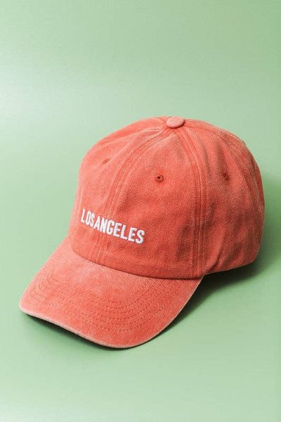 LOS ANGELES NEW YORK BASEBALL CAP HAT: LA BLACK