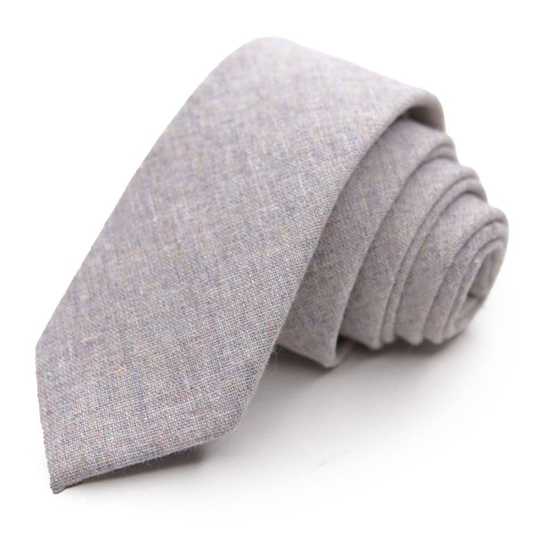 Slate Grey - Men's Tie: Mens Modern - 2.5" wide x 58" long