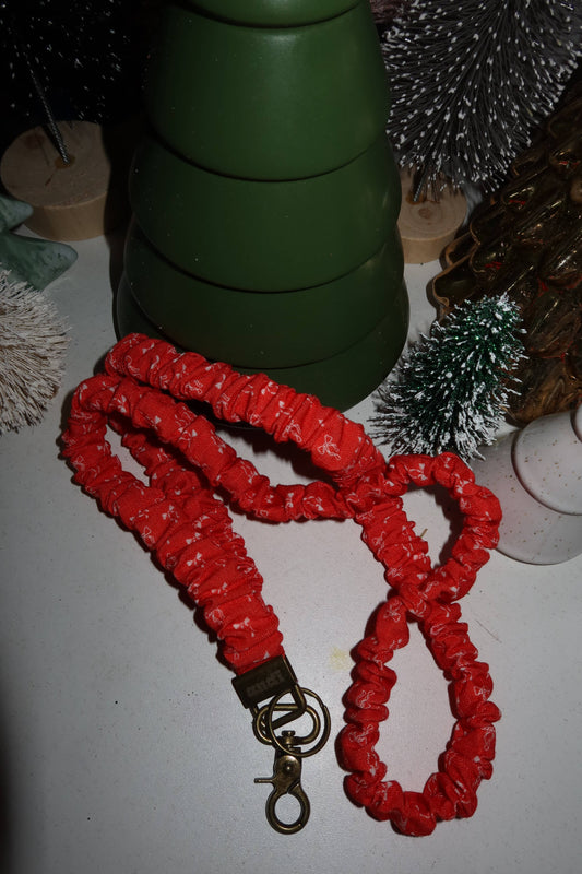 Holiday Bows Lanyard