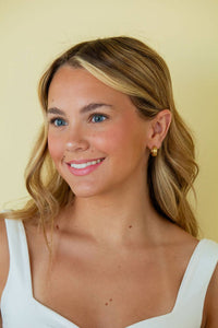 Ridged Hoops: Silver