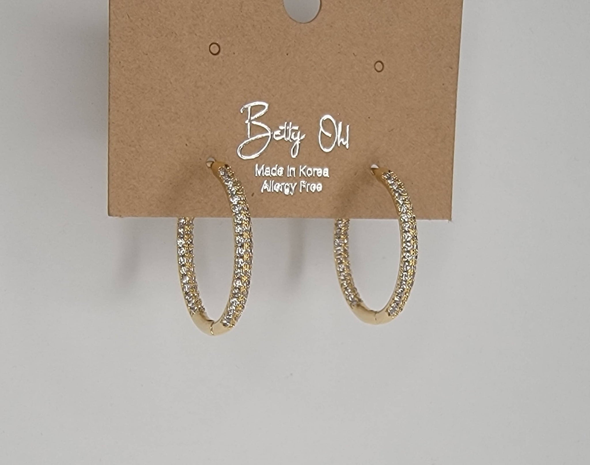 CLICKER EARRINGS.: GOLD