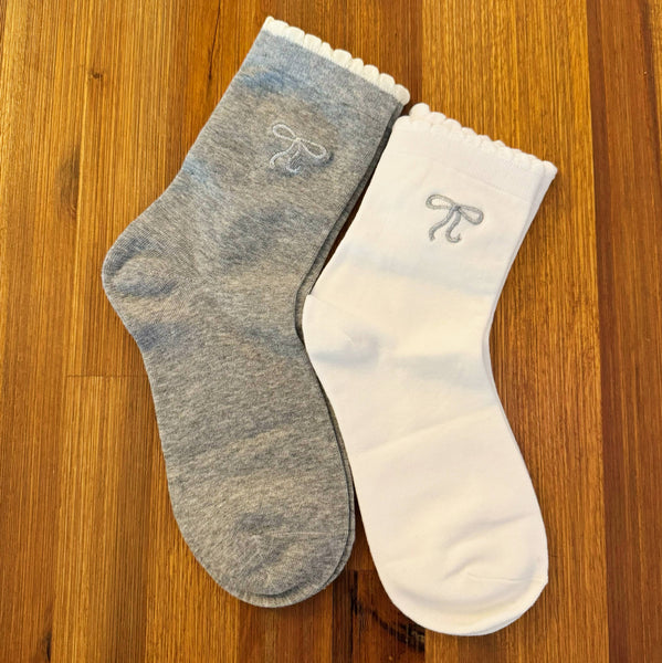 Bow Bow Socks Set Of 2