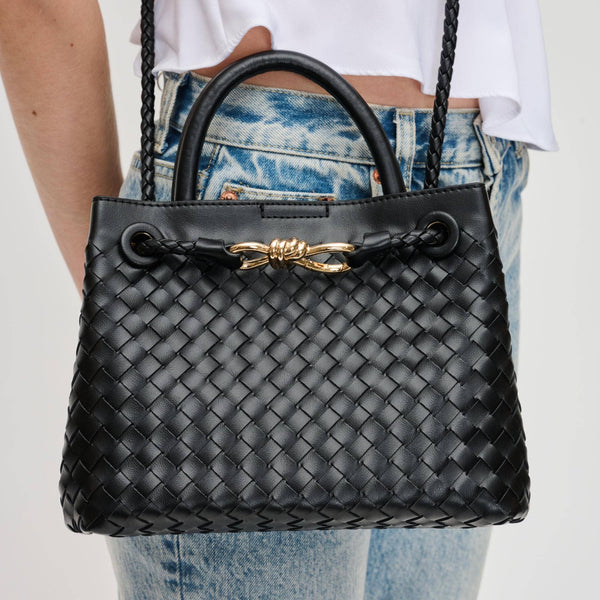 Blakely Woven Crossbody: Ivory - Lulu Bella Boutique