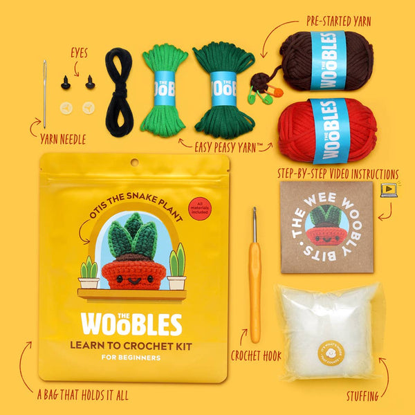 Otis the Snake Plant Crochet Kit - Lulu Bella Boutique