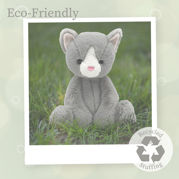World's Softest Lushee 16 inch - Karing Kitten Gry Plush Toy - Lulu Bella Boutique