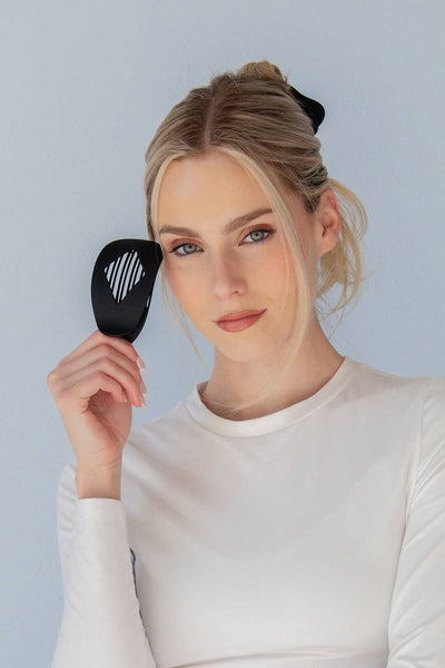 Diamond Cutout Claw Clip: Amber Tortoise - Lulu Bella Boutique