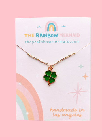 St. Patrick’s Day Shamrock 2 Necklace