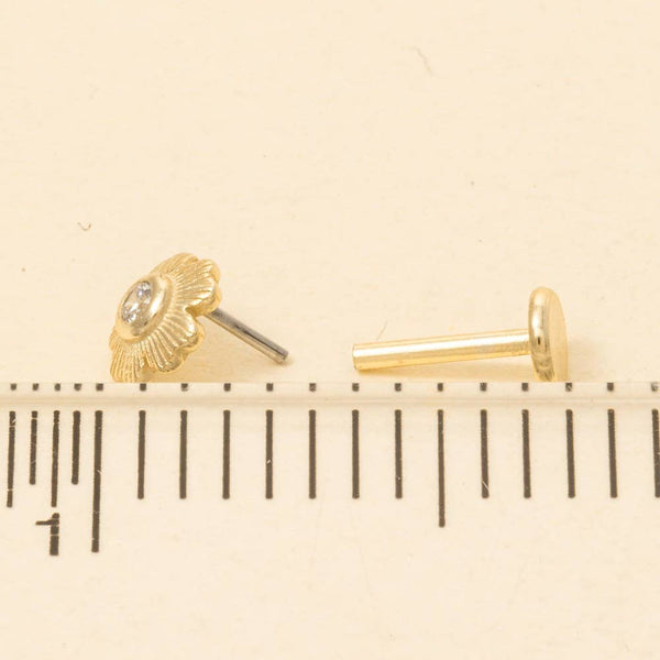 Sterling Silver Mixed Flat Back Stud Earrings Set: GZ