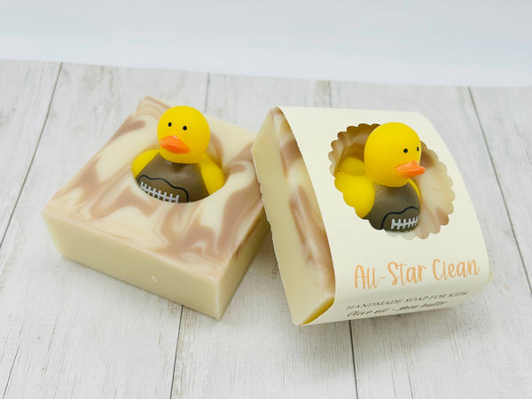 All-Star Clean Handmade Soap Bar for Kids VEGAN COLD PROCESS: Scented