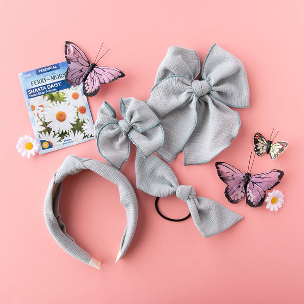 Misty Blue | Party Bow