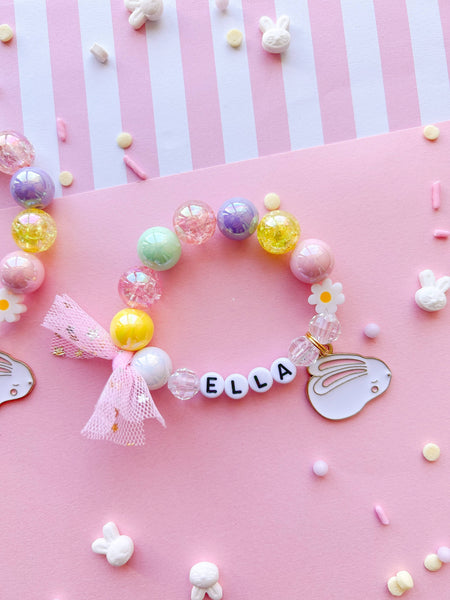 Daisy Bunny Rabbit Charm Bracelet : Child 6” / Yes Tulle