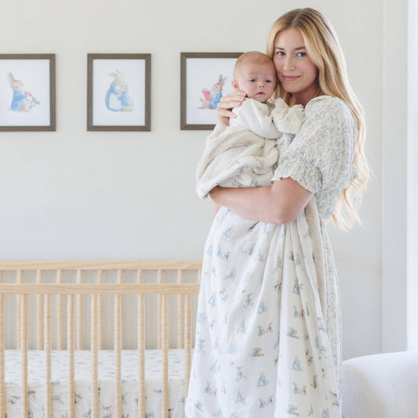 PETER RABBIT™ BAMBOO RAYON MUSLIN/LUSH BLANKETS: Girl - Lulu Bella Boutique