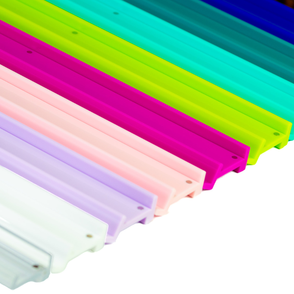 MAHJONG RACKS | Premium Acrylic | 4 Racks + 4 Pushers: Solid Magenta