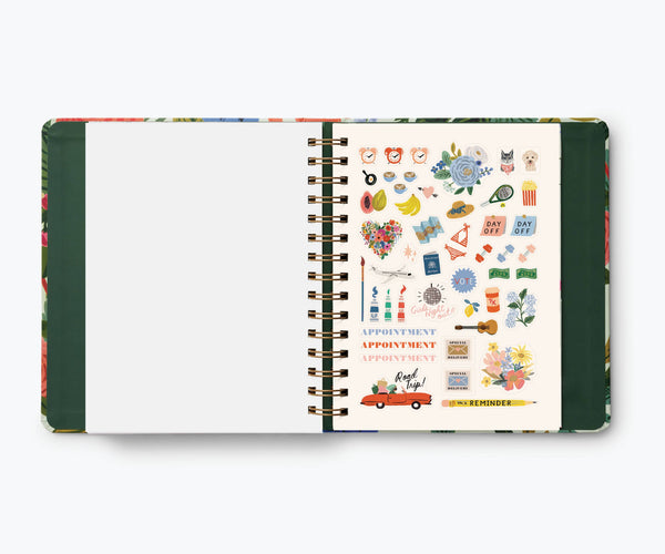 2024 Garden Party 17-Month Covered Planner