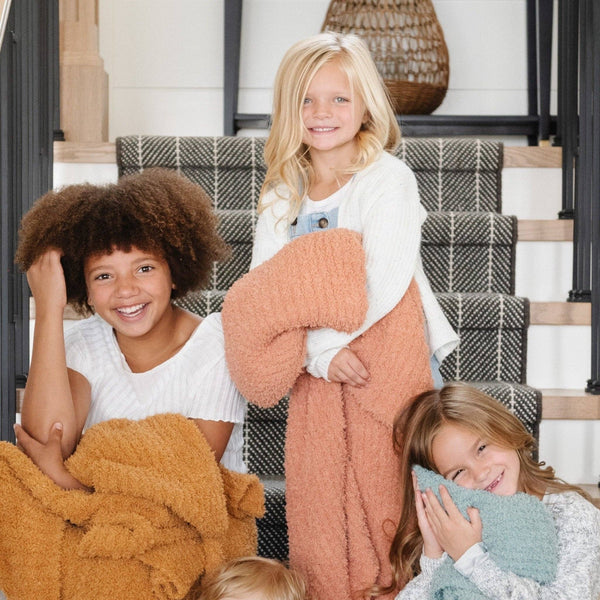 RIBBED BAMBONI® TODDLER BLANKETS: Cameo - Lulu Bella Boutique