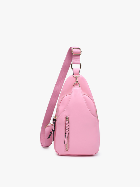 M2342 Nikki Dual Compartment Crossbody Sling Bag: Cow - Lulu Bella Boutique