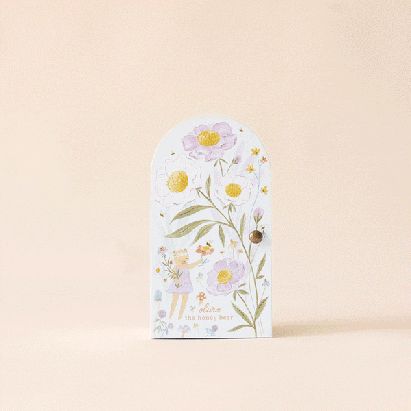 Tiny Olivia the honey bear, gives 10 meals