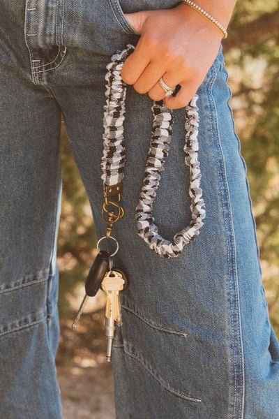Buffalo Check Lanyard - Lulu Bella Boutique