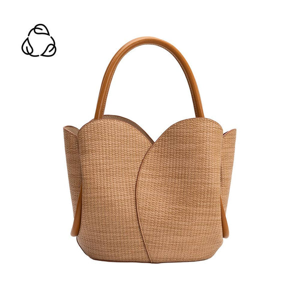 Tulip Raffia Embossed Recycled Top Handle Pre-Order 3/15 - Lulu Bella Boutique