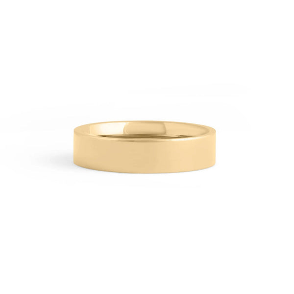 14K Gold Filled Plus™ Flat Blank Ring: 7 / 5mm